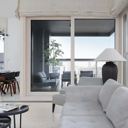 Appartement Lux Skyline Mennica With Parking And Ac By Renters Prestige