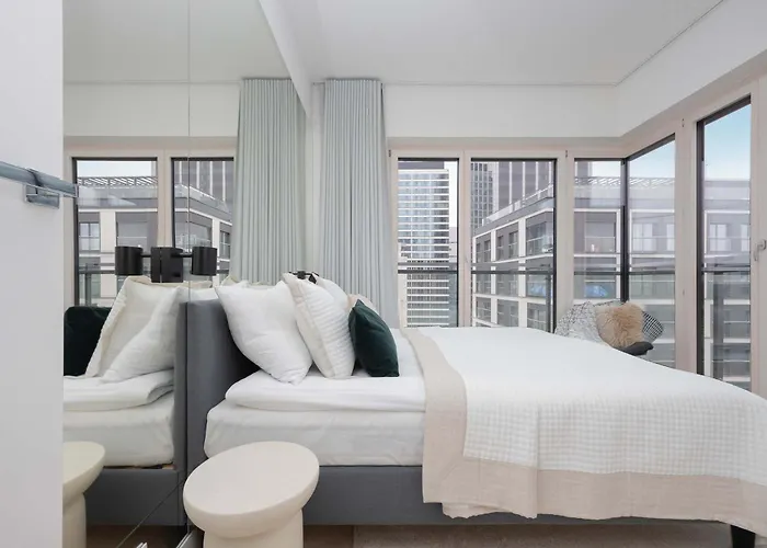 Lux Skyline Mennica With Parking And Ac By Renters Prestige 公寓 华沙