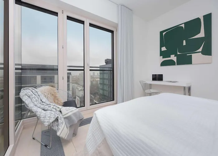 Apartmán Lux Skyline Mennica With Parking And Ac By Renters Prestige Varšava