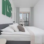 Apartment Lux Skyline Mennica With Parking And Ac By Renters Prestige